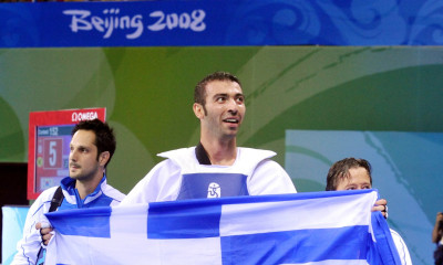 Τάε κβον Ντο: Γκράφιτι για τον Αλέξανδρο Νικολαΐδη στον τοίχο του κολυμβητηρίου του Βύρωνα (photo)