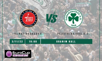 Eurocup Γυναικών: Για το «διπλό» στο Ισραήλ ο Παναθηναϊκός - Σε livestreaming η «μάχη» με την Ραμάτ