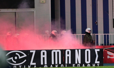 Ατρόμητος-Άρης: Επεισόδια και εισβολή οπαδών στο Περιστέρι (photos)