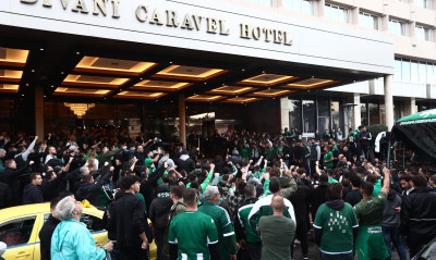 Παναθηναϊκός-Ολυμπιακός: Αποθέωση κι απαίτηση νίκης από το ξενοδοχείο! (video+photos)