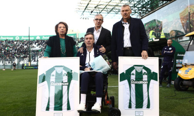 Παναθηναϊκός-Ατρόμητος: Βράβευση και συγκίνηση για Μαραγκό, Βάντσικ (video+photos)