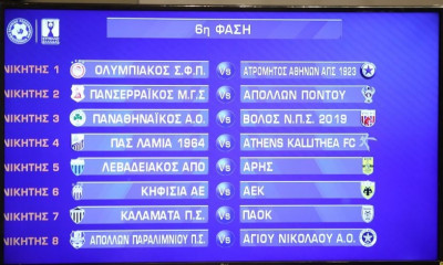 Κύπελλο Ελλάδας: Στα προημιτελικά για πρώτη φορά στην ιστορία ερασιτεχνική ομάδα