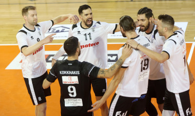 CEV Challenge Cup: Δεύτερη νίκη και πρόκριση για ΠΑΟΚ