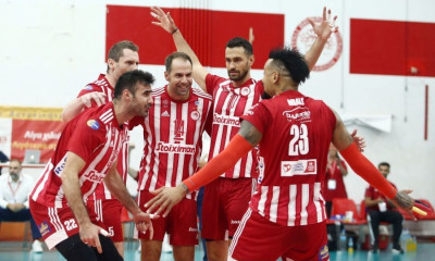 Challenge Cup ανδρών: Δύο σετ θέλει ο Ολυμπιακός από την Κομάρνο και «πέταξε» στους «16»