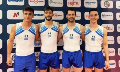 Ενόργανη Γυμναστική: 4η στον κόσμο η Εθνική ανδρών στο ομαδικό τραμπολίνο