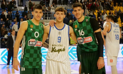Καρδίτσα-Παναθηναϊκός: Τρία αδέρφια Καλαϊτζάκη μαζί στο παρκέ (video)