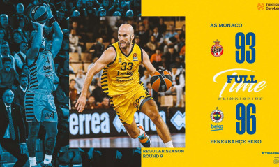 Μονακό-Φενέρμπαχτσε 93-96: «Άλωσε» το Πριγκιπάτο με Καλάθη!