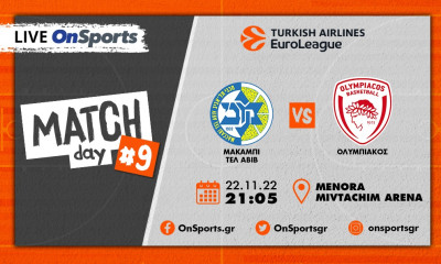 Live Chat Μακάμπι Τελ Αβίβ-Ολυμπιακός 90-84 (Τελικό)