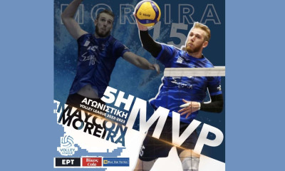 Volley League Ανδρών – ΑΟΠ Κηφισιάς: Ο Μορέιρα Μαϊκόν MVP της 5ης αγωνιστικής