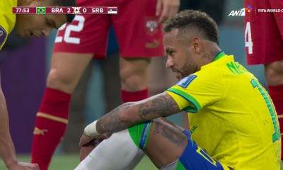 Μουντιάλ 2022: Συναγερμός στη Βραζιλία με Νεϊμάρ - Αποχώρησε τραυματίας κι έκλαιγε στον πάγκο (vid)