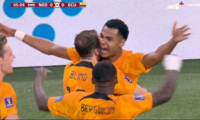 Μουντιάλ 2022: Γκολάρα Χάκπο, νωρίς προβάδισμα η Ολλανδία (Video)
