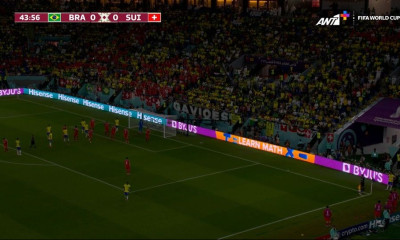 Μουντιάλ 2022: Απρόοπτο στο Βραζιλία-Ελβετία, έπεσε στο σκοτάδι το «974» (video)