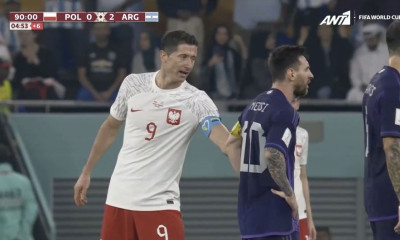 Μουντιάλ 2022: Ο Μέσι δεν έδωσε το χέρι στον Λεβαντόφσκι, τα βρήκαν στο τέλος (video)