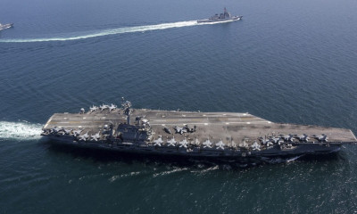 ΗΠΑ: Εννέα τραυματίες από πυρκαγιά σε αμερικανικό αεροπλανοφόρο