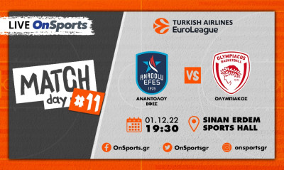 Live Chat Αναντολού Εφές-Ολυμπιακός 82-71 (Τελικό)