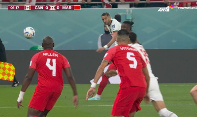 Καναδάς-Μαρόκο: Απίστευτη γκάφα του Μπόρχαν και γκολάρα του Ζιγιές για το 0-1 (video)