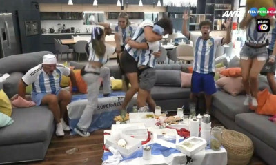 Μουντιάλ 2022: Γλέντι και στο big brother για την Αργεντινή με βουτιές στην πισίνα! (video)