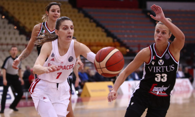 Euroleague γυναικών: Έχασε κι από τη Βίρτους ο Ολυμπιακός