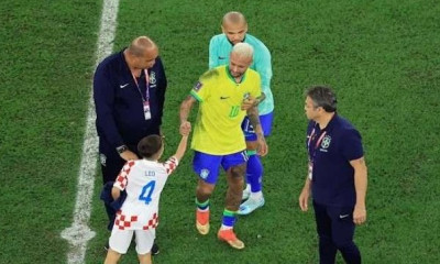 Μουντιάλ 2022: Ο γιος του Πέρισιτς παρηγόρησε τον Νεϊμάρ (Video)