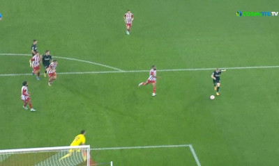 Ολυμπιακός-Ατρόμητος: Απίθανη διπλή ευκαιρία οι Περιστεριώτες για το 1-2! (vids)