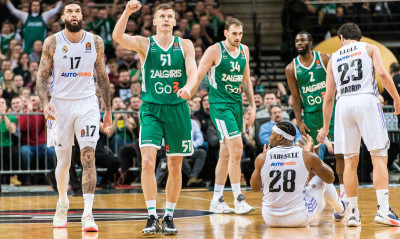 Ζαλγκίρις Κάουνας - Ρεάλ Μαδρίτης 81-72: Έκανε «πάρτι» στα επιθετικά ριμπάουντ και τη νίκησε