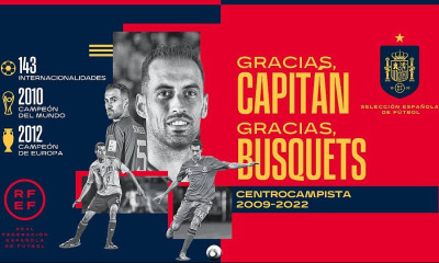 Μουντιάλ 2022: «Τέλος» ο Σέρχιο Μπουσκέτς από την εθνική Ισπανίας – «Ένας Μύθος που έγινε Θρύλος»!