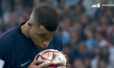 Μουντιάλ 2022: Χέρι ο Μοντιέλ, πέναλτι η Γαλλία, 3-3 χατ τρικ Εμπαπέ (Video)