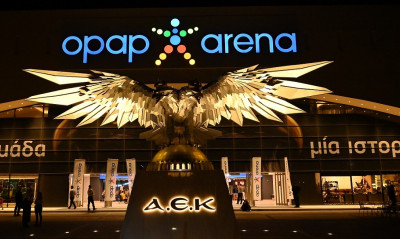 Ο ιστορικός τελικός του Παγκοσμίου στο κατάστημα ΟΠΑΠ στην ΟΠΑΠ Arena