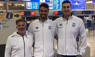 Κολύμβηση: Επέστρεψαν οι πρωταθλητές Απόστολος Χρήστου και Κρίστιαν Γκολομέεβ από τη Μελβούρνη