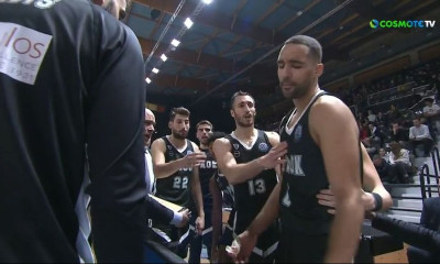 Ντιζόν-ΠΑΟΚ: Ένταση με Λυκογιάννη και Φράνκε στο ημίχρονο (video)