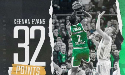 Ζαλγκίρις-Μπάγερν 75-67: Με τη «σφραγίδα» του Έβανς!