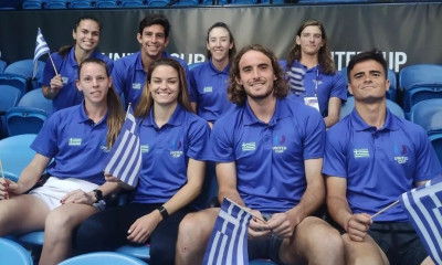 United Cup: «Ποδαρικό» με Δέσποινα Παπαμιχαήλ και «αυλαία» με Στέφανο Τσιτσιπά - Το σύνθημα (vid)