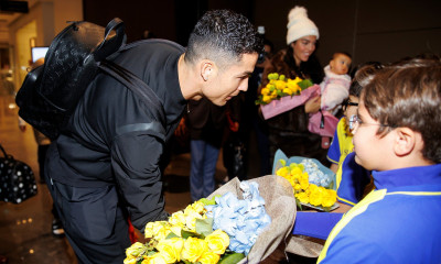 Κριστιάνο Ρονάλντο: Η άφιξη στη Σαουδική Αραβία και η αποθέωση (video)