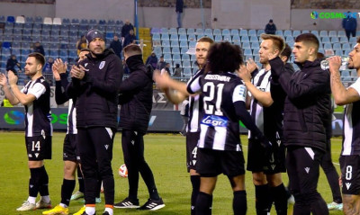 Λαμία-ΠΑΟΚ 0-3: Πάρτι των παικτών με τον κόσμο (video)