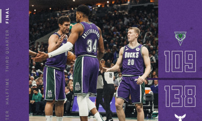 NBA: Συντριβή των Μπακς από τους Χόρνετς – Κακή βραδιά για Giannis (video)