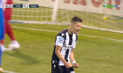 Λαμία-ΠΑΟΚ: Ο Ντάντας πήρε το «δώρο» του Μπεχαράνο για το 0-2 (video)