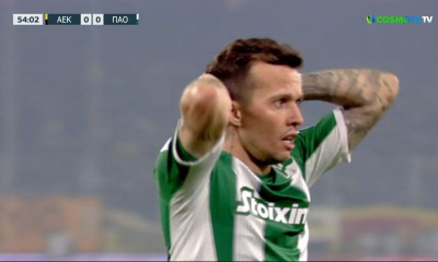 ΑΕΚ-Παναθηναϊκός: Παραλίγο Βραζιλιάνικο γκολ ο Μπερνάρ (Video)