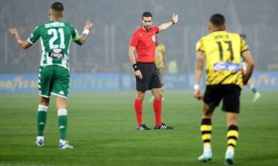 ΑΕΚ - Παναθηναϊκός: Η πτώση του Πινέδα στην περιοχή των «πράσινων» (video)