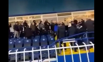 Ατρόμητος - Ιωνικός: Βίντεο από το ξύλο στις εξέδρες μεταξύ οπαδών