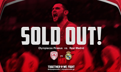Ολυμπιακός: Sold out το ΣΕΦ στο ματς με τη Ρεάλ