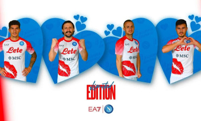 Νάπολι: Viral η συλλεκτική φανέλα που φόρεσε για τον... Άγιο Βαλεντίνο