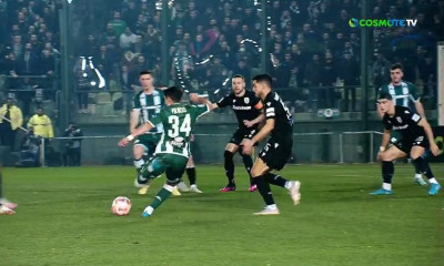 Παναθηναϊκός-ΠΑΟΚ: Μεγάλες ευκαιρίες για το 1-0 το «τριφύλλι» με Παλάσιος, Τσέριν (video)