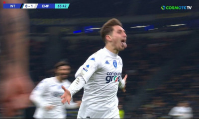 Serie A: «Σόκαρε» την Ίντερ μέσα στο Μιλάνο η Έμπολι (video)