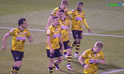 Πανσερραϊκός-ΑΕΚ: Ισοφάρισε ο Κατσαντώνης, άμεσα το 1-2 ο Μάνταλος! (video)