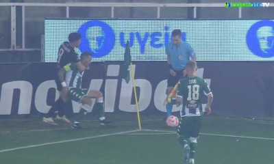 Παναθηναϊκός - ΠΑΟΚ: Μεγάλη ένταση στη Λεωφόρο με Αουγκούστο - Στα χέρια με Κουρμπέλη (video)