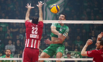 Παναθηναϊκός - Ολυμπιακός: Στον Άγιο Θωμά η ρεβάνς του ευρωπαϊκού ημιτελικού στο βόλεϊ