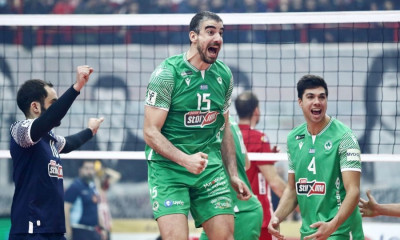 Ολυμπιακός - Παναθηναϊκός 1-3: «Πράσινος» θρίαμβος και δύο σετ μακριά από τον τελικό! (video)