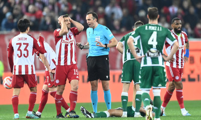 Ολυμπιακός - Παναθηναϊκός: Όρθιο το «τριφύλλι» στο θρίλερ του Φαλήρου! (pics)