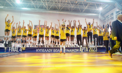 Βόλεϊ Γυναικών: Κυπελλούχος Ελλάδας η ΑΕΚ, 3-1 σετ τον Παναθηναϊκό (Videos)