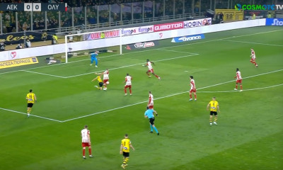 ΑΕΚ - Ολυμπιακός: Η φάση που ζήτησε πέναλτι η Ένωση (video)